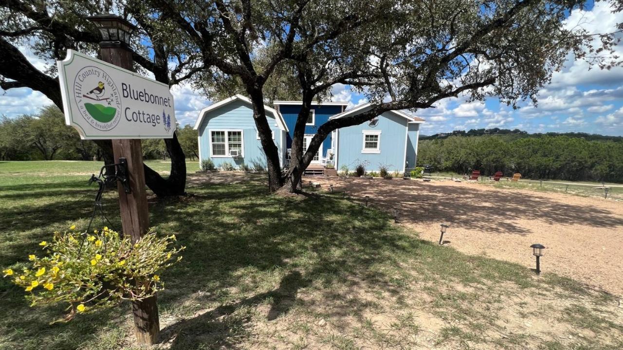 Hill Country Highland'S Bluebonnet Cottage Marble Falls Exteriör bild